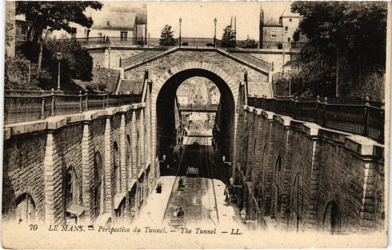 Carte postale ancienne Le Mans le Tunnel au Mans