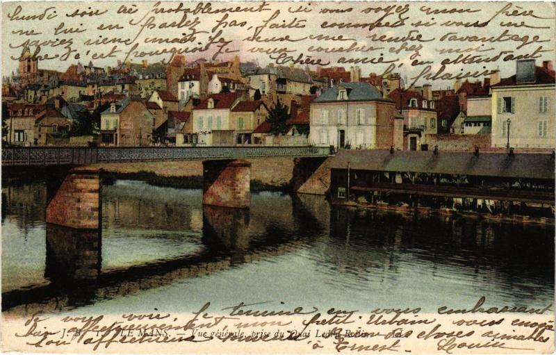 Carte postale ancienne Le Mans vue generale au Mans