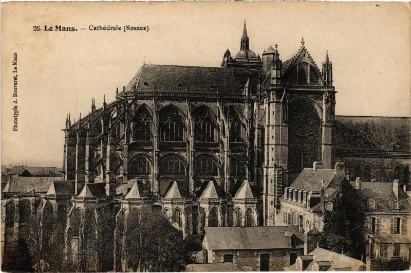 Carte postale ancienne Le Mans la Cathedrale au Mans