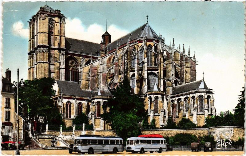 Carte postale ancienne Le Mans Cathedrale Saint-Julien au Mans