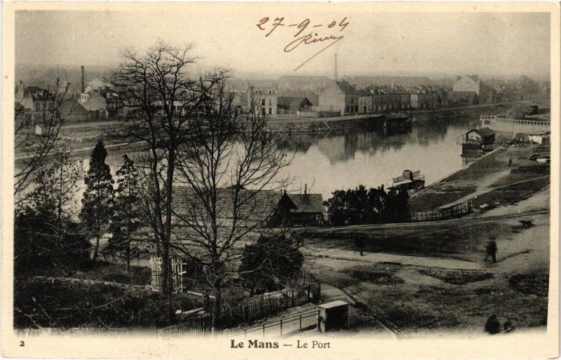 Carte postale ancienne Le Mans le Port au Mans