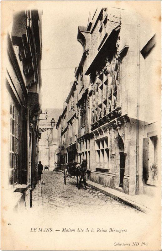 Carte postale ancienne Le Mans Maison dite de la Reine Berengere au Mans