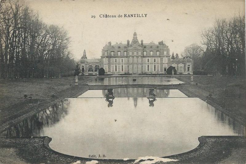 Carte postale ancienne Château de Rantilly à Bussy-Saint-Martin