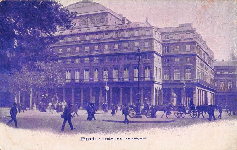 Carte postale ancienne Paris - Theatre Francais à Paris