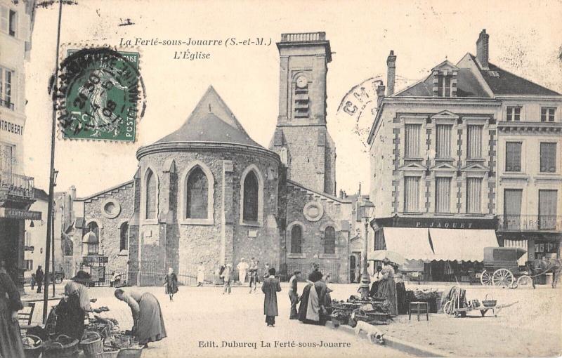 Carte postale ancienne La Ferte Sous Jouarre - L'Eglise à Jouarre