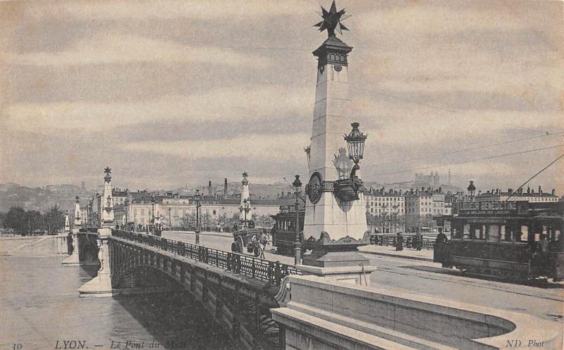 Carte postale ancienne Lyon - Le Pont Du Midi à Lyon