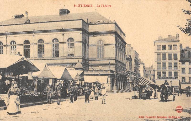 Carte postale ancienne Saint Etienne - Le Theatre à Saint-Étienne