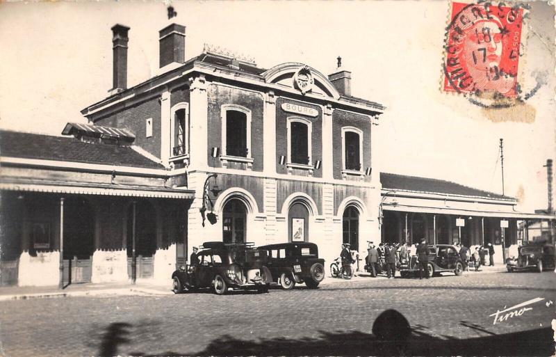 Carte postale ancienne Bourg En Bresse - La Gare à Bourg-en-Bresse