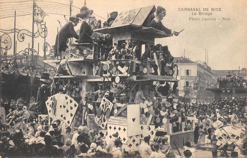 Carte postale ancienne Carnaval De Nice - Le Bridge
