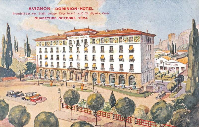 Carte postale ancienne Avignon - Dominion Hotel à Avignon