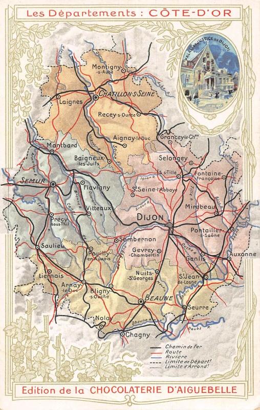 Carte postale ancienne Cpa Representant Le Departement Du Cher