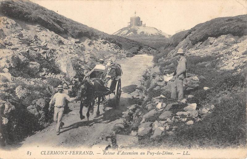 Carte postale ancienne Clermont Ferrand - Retour D'Ascension Au Puy De Dome à Clermont-Ferrand
