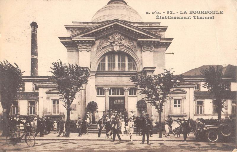 Carte postale ancienne La Bourboule - Etablissement Thermal à La Bourboule