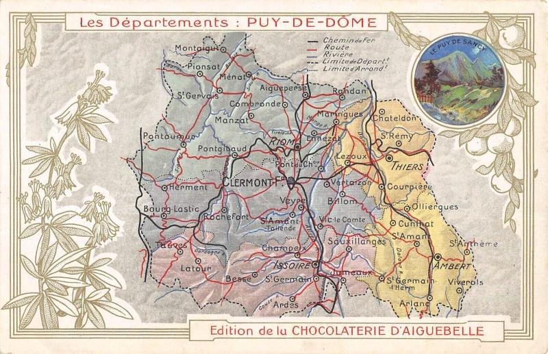 Carte postale ancienne Cpa Representant Le Puy De Dome