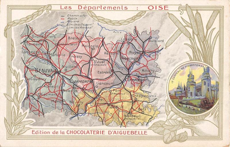 Carte postale ancienne Cpa Representant Le Departement De L'Oise