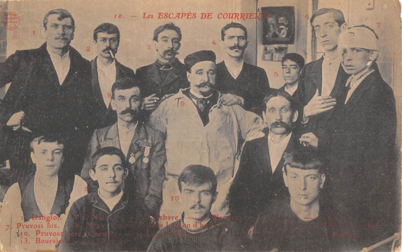 Carte postale ancienne Les Escapes De Courrieres
