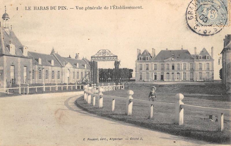 Carte postale ancienne Le Haras Du Pin - Vue Generale De L'Etablissement