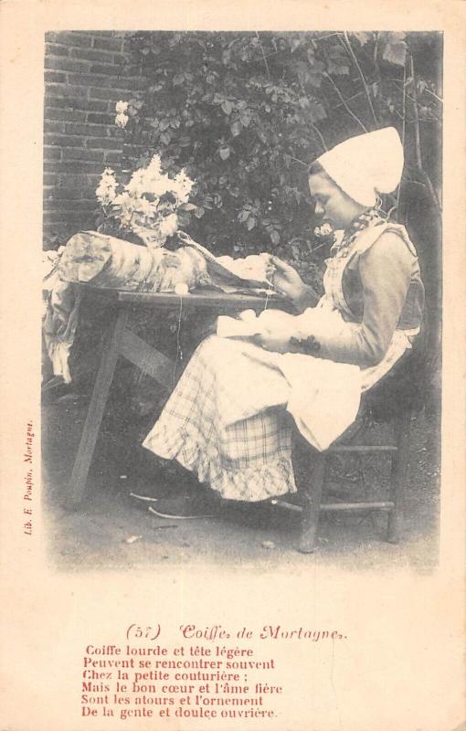 Carte postale ancienne Coiffe De Mortagne