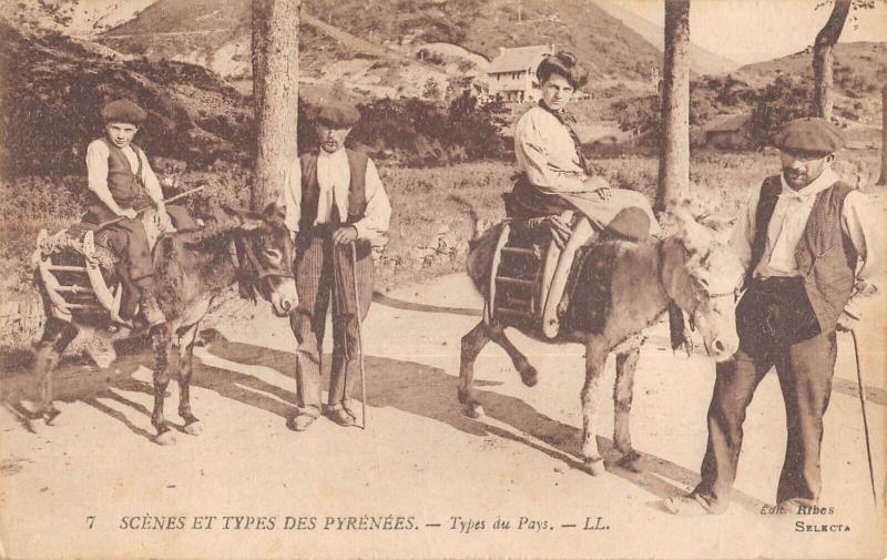 Carte postale ancienne Scenes Et Types Du Pays - Types Du Pays