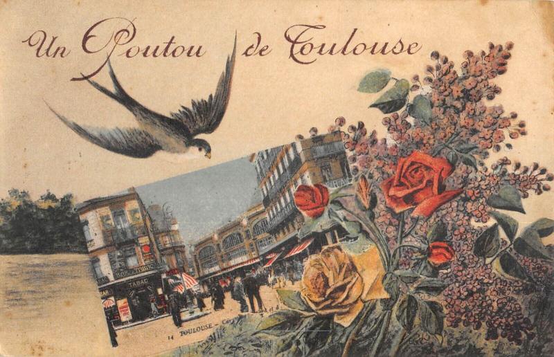 Carte postale ancienne Un Poutou De Toulouse à Toulouse