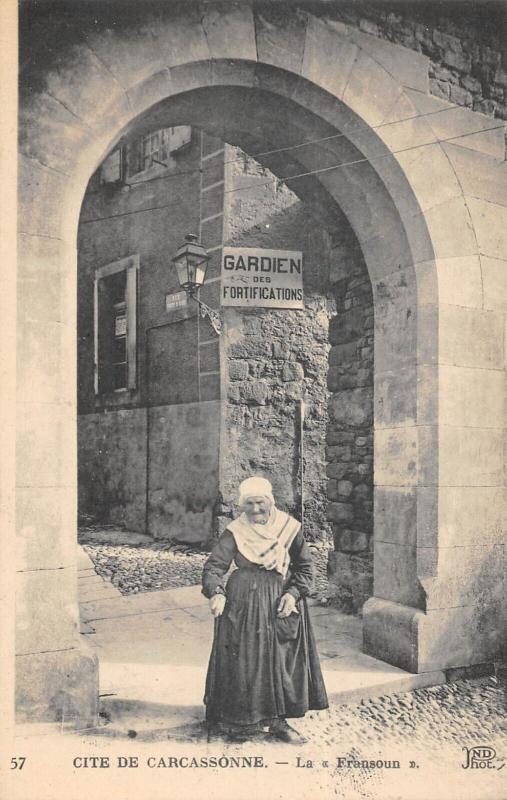 Carte postale ancienne Cite De Carcassonne - La Fransoun à Carcassonne