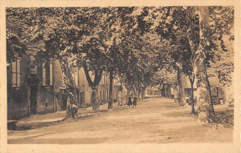 Carte postale ancienne Chalabre - Cours D'Aguessau à Chalabre