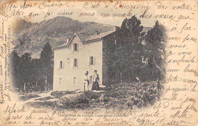 Carte postale ancienne Chalet Hotel Du Canigou