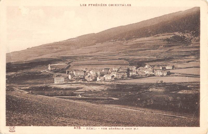 Carte postale ancienne Real - Vue Generale à Réal