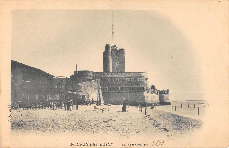 Carte postale ancienne Fouras Les Bains - Le Semaphore à Fouras