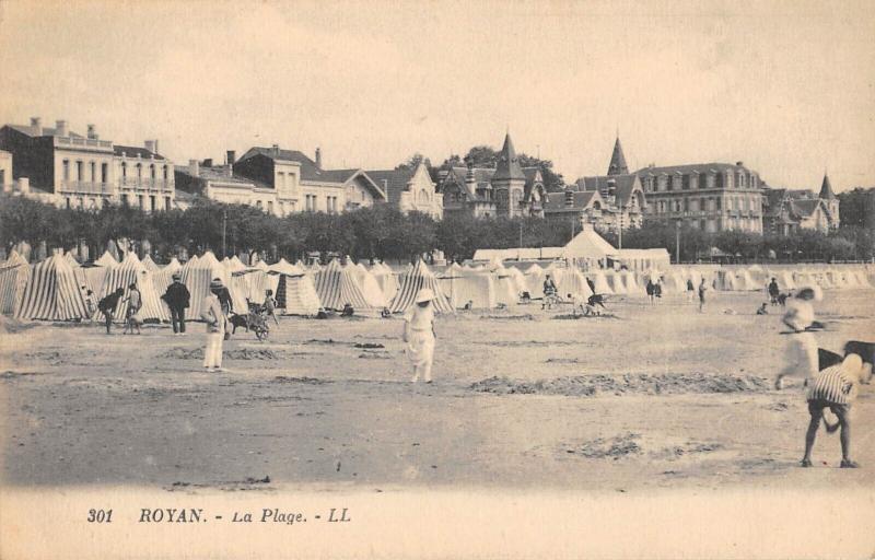 Carte postale ancienne Royan - La Plage à Royan