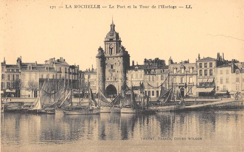 Carte postale ancienne La Rochelle - Entree Du Port à La Rochelle