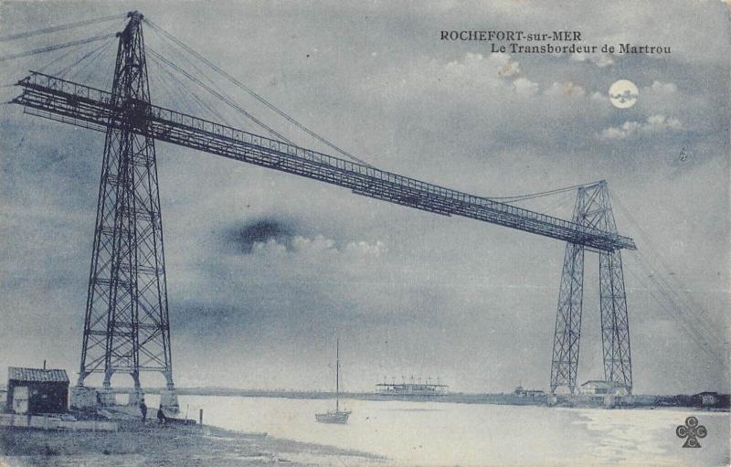 Carte postale ancienne Rochefort Sur Mer - Le Transbordeur De Martrou à Rochefort