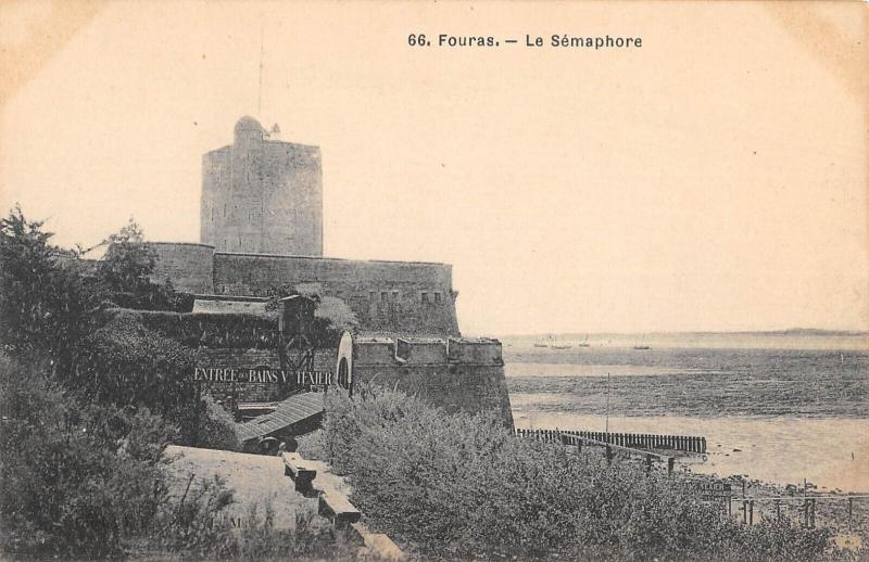 Carte postale ancienne Fouras - Le Semaphore à Fouras