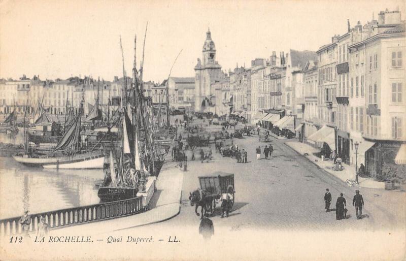 Carte postale ancienne La Rochelle - Quai Duperre à La Rochelle