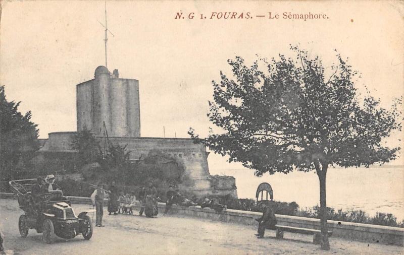Carte postale ancienne Fouras - Le Semaphore à Fouras