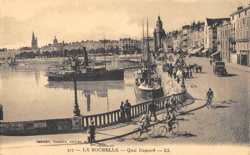 Carte postale ancienne La Rochelle - Quai Duperre à La Rochelle