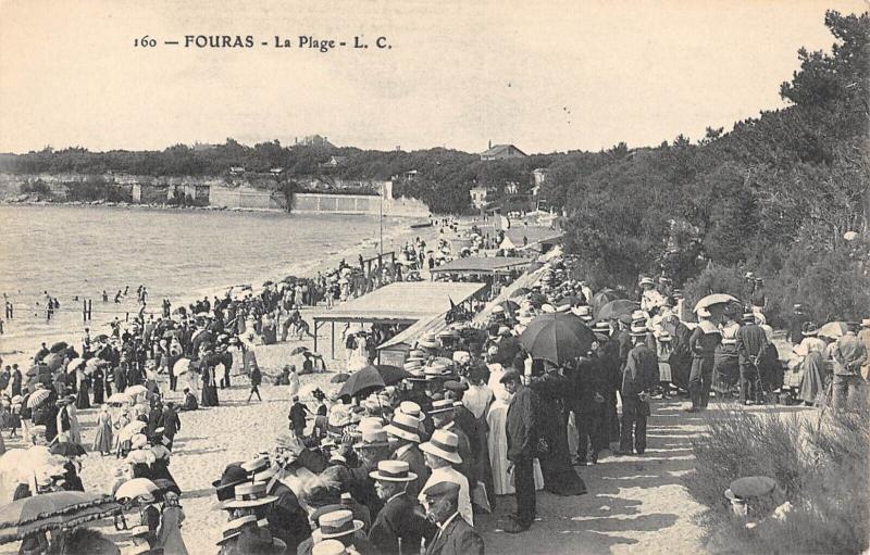 Carte postale ancienne Fouras - La Plage à Fouras