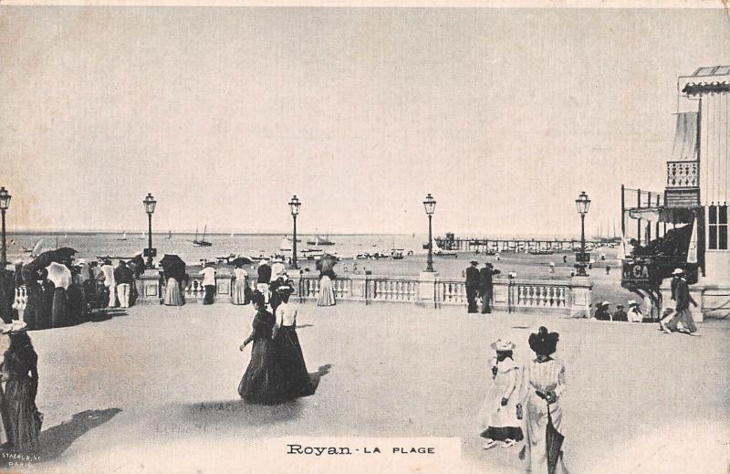 Carte postale ancienne Royan - La Plage à Royan