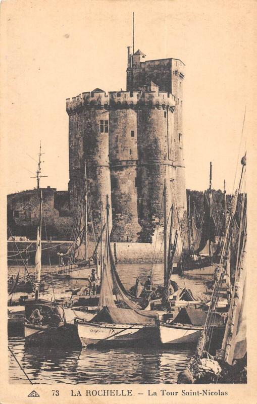 Carte postale ancienne La Rochelle - La Tour Saint Nicolas à La Rochelle