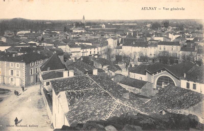 Carte postale ancienne Aulnay - Vue Generale à Aulnay