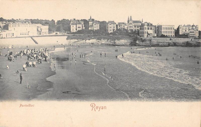 Carte postale ancienne Royan - Pontaillac à Royan
