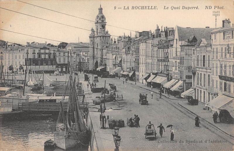 Carte postale ancienne La Rochelle - Le Quai Duperre à La Rochelle