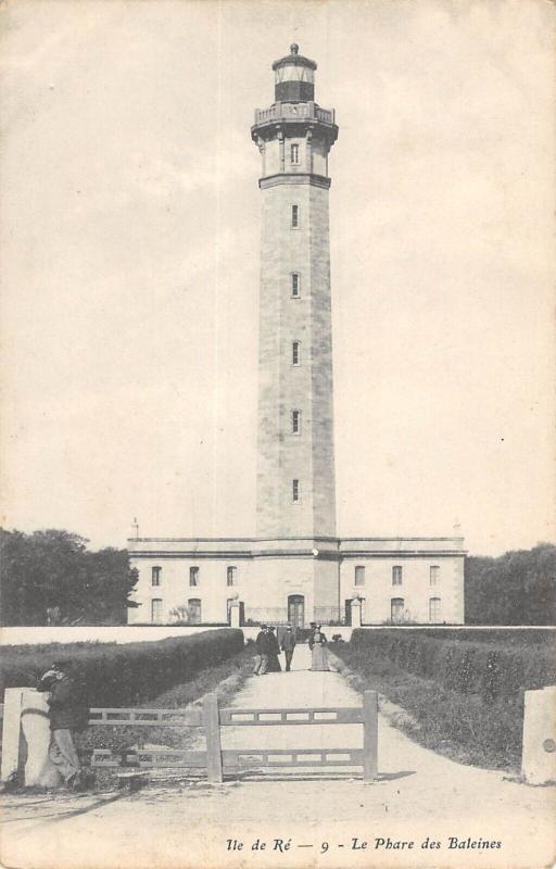 Carte postale ancienne Ile De Re - Le Phare Des Baleines
