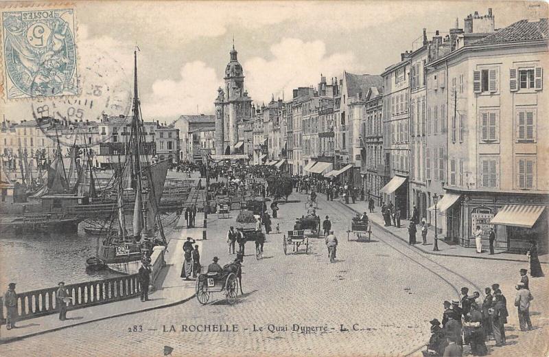 Carte postale ancienne La Rochelle - Le Quai Duperre à La Rochelle
