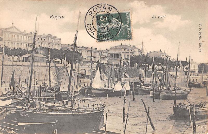 Carte postale ancienne Royan - Le Port à Royan