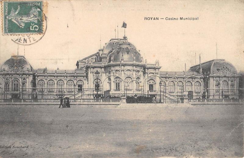 Carte postale ancienne Royan - Casino Municipal à Royan
