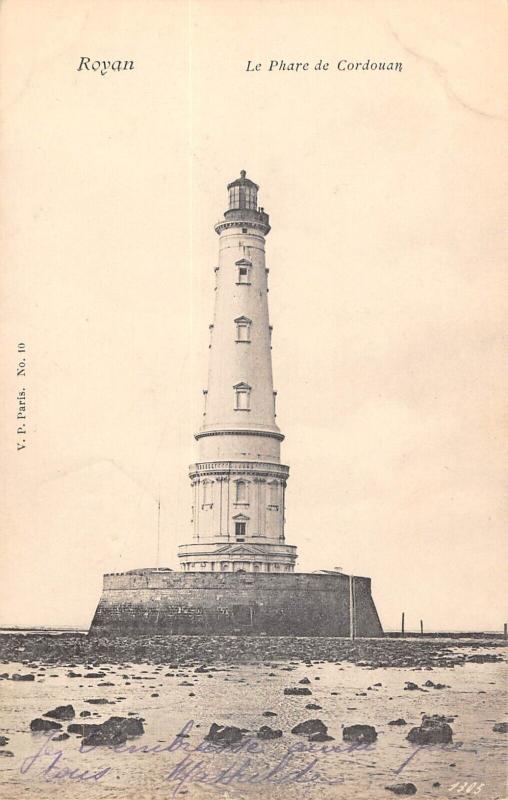 Carte postale ancienne Royan - Le Phare De Cordouan à Royan