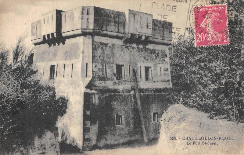 Carte postale ancienne Chatealaillon Plage - Le Fort Saint Jean