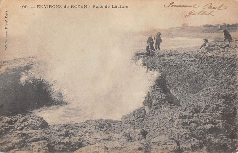 Carte postale ancienne Environs De Royan - Puits De Lauture à Royan