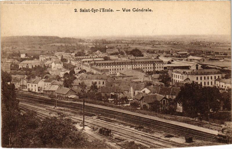 Carte postale ancienne St Cyr l'Ecole vue generale
